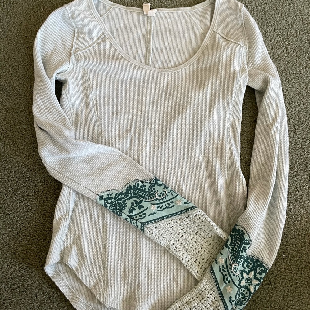 Free people waffle top